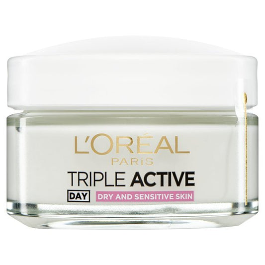 L'Oreal Paris Triple Active Dry Sensitive Moisturiser 50ml - view 2