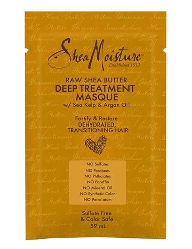 Shea Moisture Raw Shea Butter Deep Treatment Masque Sachet 59 ml | Shop at CC Hair & Beauty UK