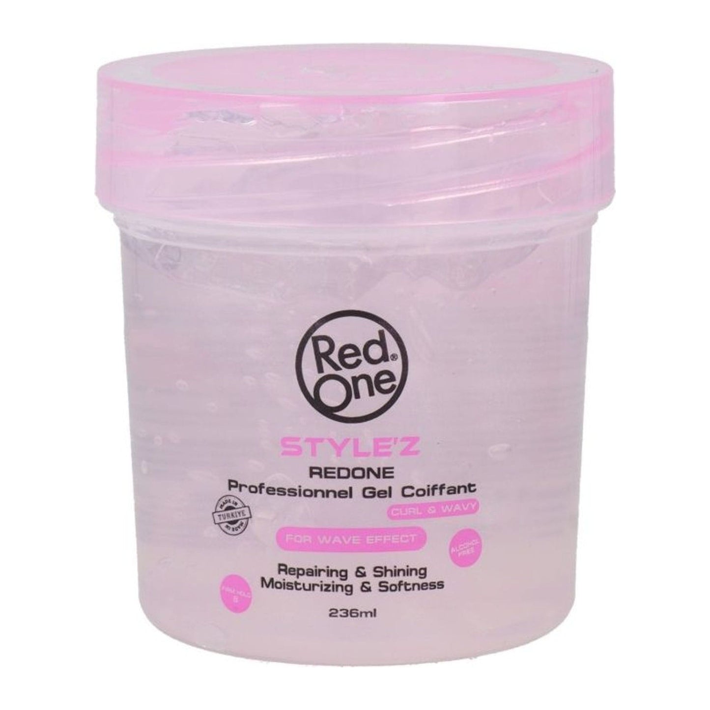 Red One Style'z Professional Curl Wavy Hair Gel 236ml tub