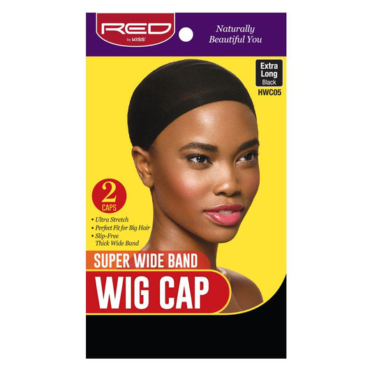 Red By Kiss Super Wide Band Wig Cap 2 Pack - Hwc05 | Shop at CC Hair & Beauty UK