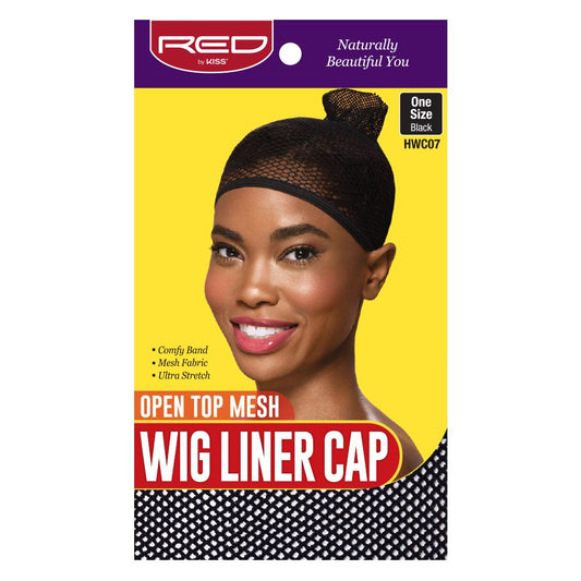 Red By Kiss Open Top Mesh Wig Liner Cap Black - Hwc07 | Shop at CC Hair & Beauty UK