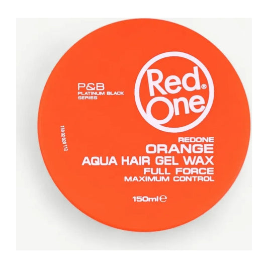 Red One Aqua Hair Full Force Orange Styling Gel 150ml pack