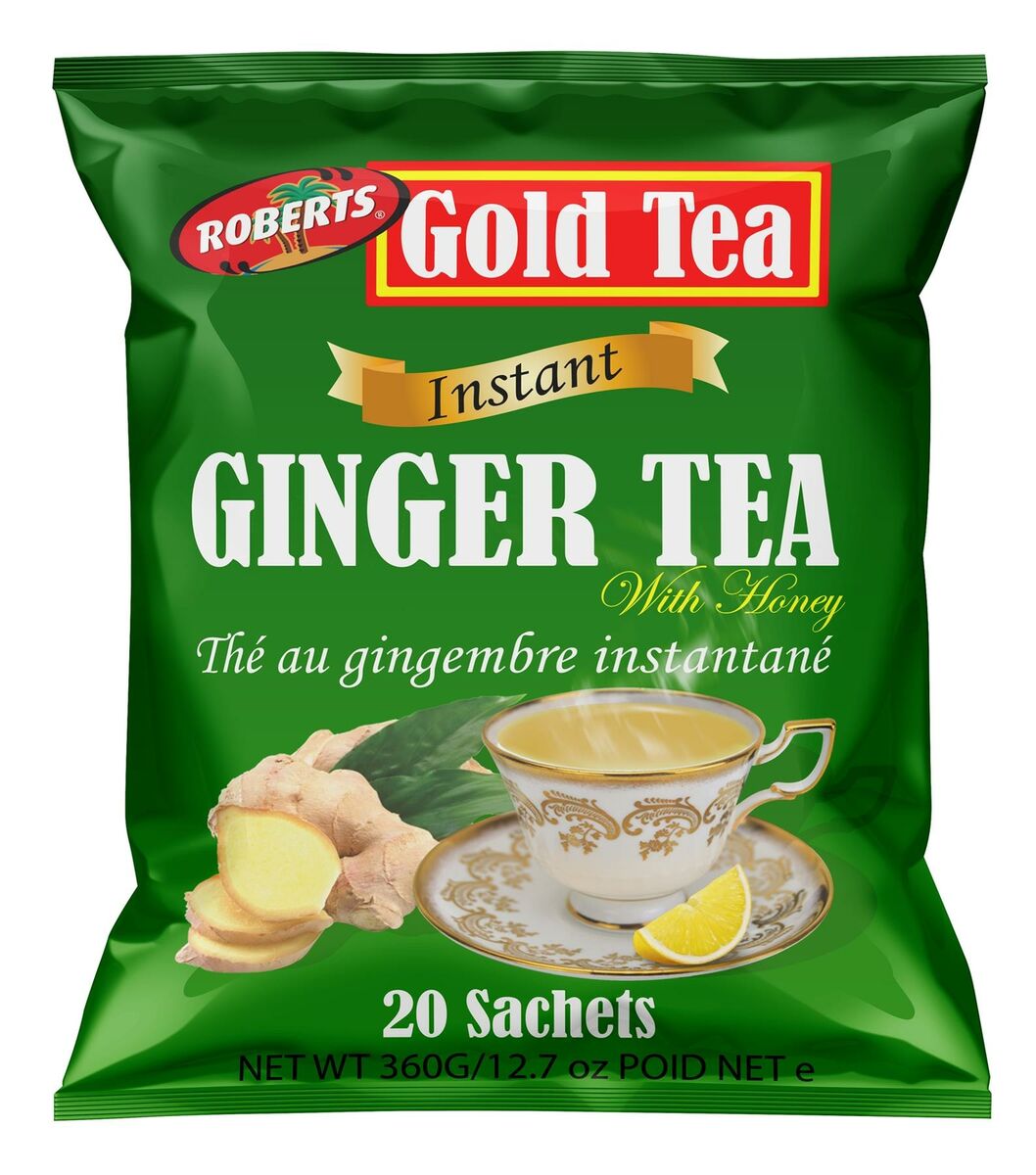 Roberts Gold Tea Instant Ginger Tea With Honey 360g