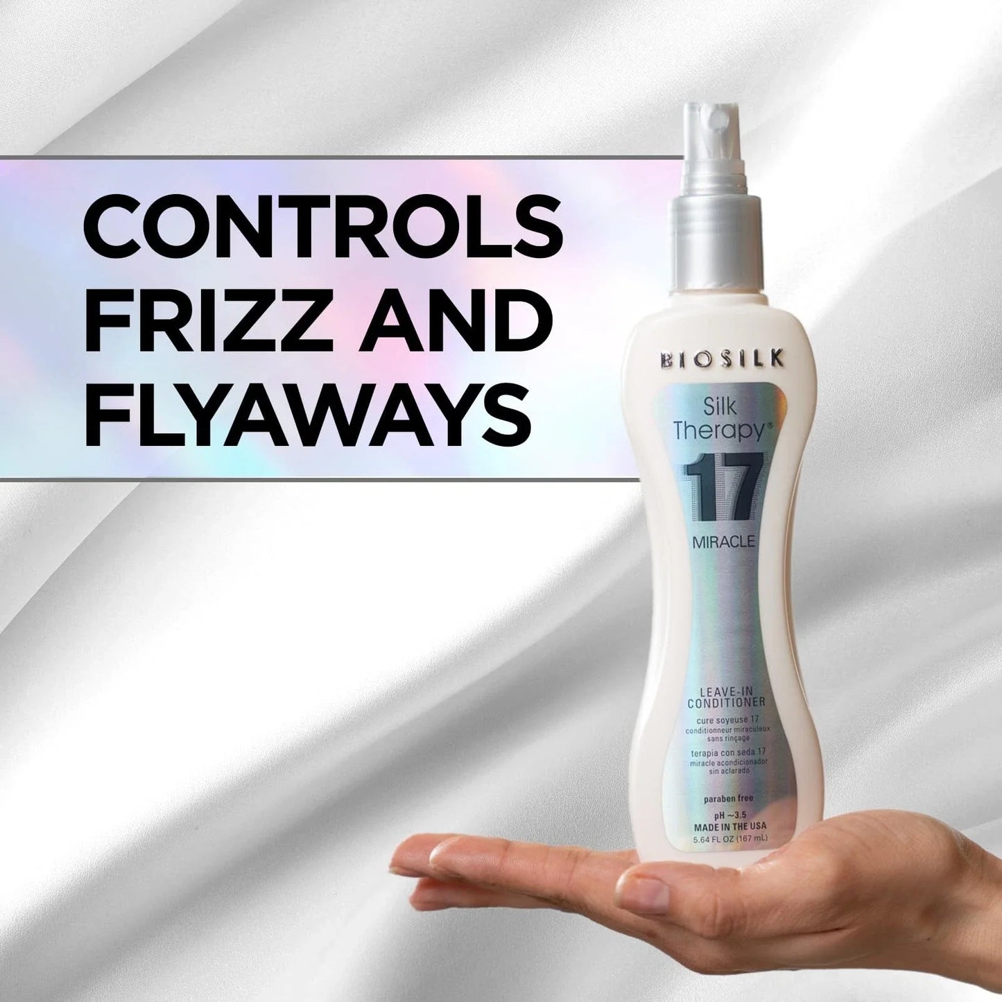 BioSilk Therapy 17 Miracle Leave in Conditioner - 167ml - product detail | CC Hair & Beauty