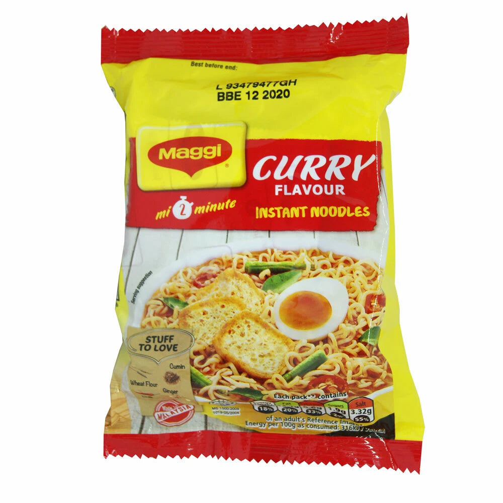 Maggi 2 Minute Noodles Curry Flavour 79g
