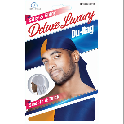 Dream World Silky & Shiny Deluxe Luxuary Du-Rag #Dre007Orrb | Shop at CC Hair & Beauty UK
