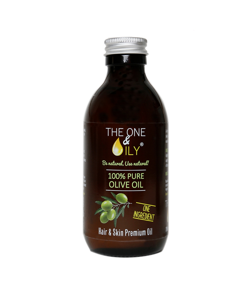 The One & Oily Hair & Skin Premium Oil 100% Pure Olive Oil - 200Ml | Shop at CC Hair & Beauty UK