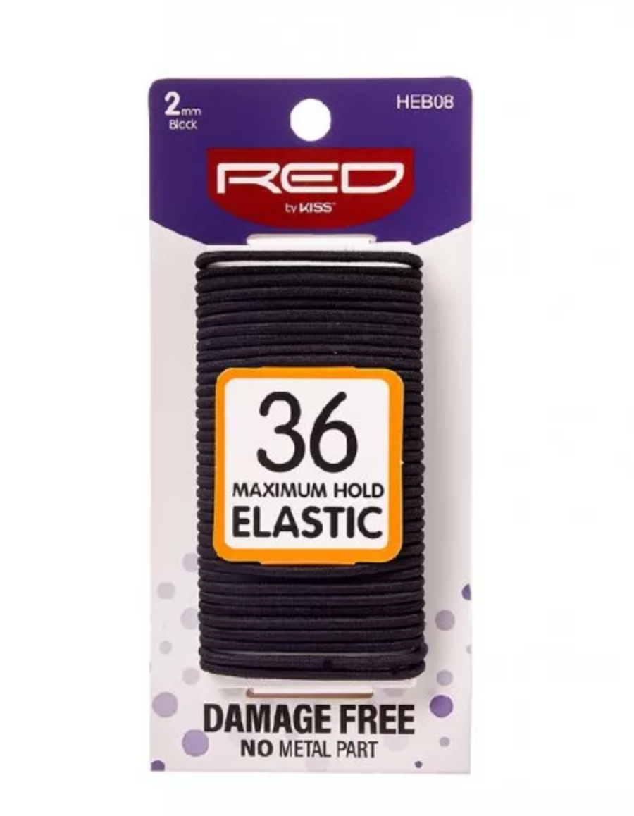 Red By Kiss 2Mm 36 Elastic Bands | Shop at CC Hair & Beauty UK