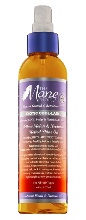 The Mane Choice Exotic Cool-Laid Melon & Nectarine Melted Shine Oil - 6Oz | Shop at CC Hair & Beauty UK