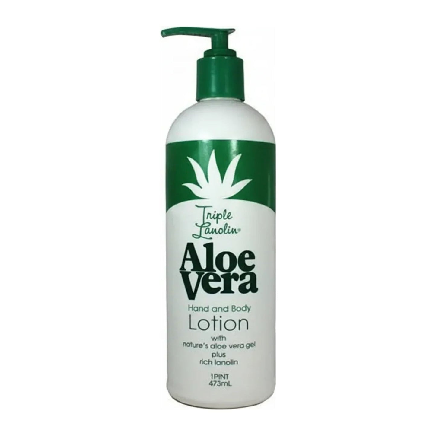 Triple Lanolin Aloe Hand & Body Lotion 20oz pump bottle