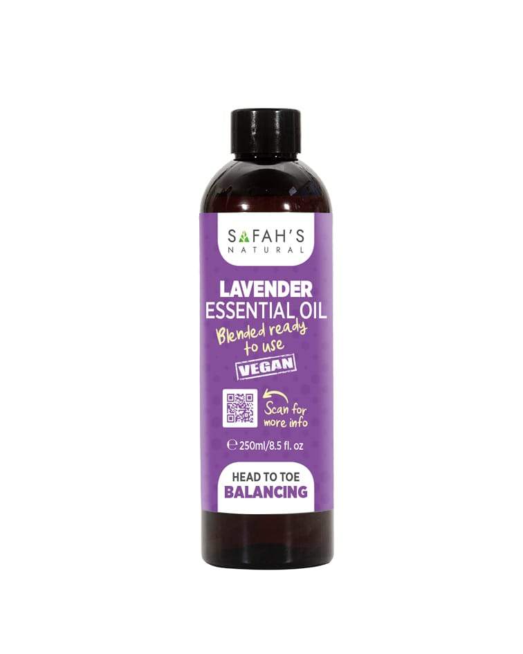Safahs Natural Vegan Lavender Essential Oil - 250Ml | Shop at CC Hair & Beauty UK