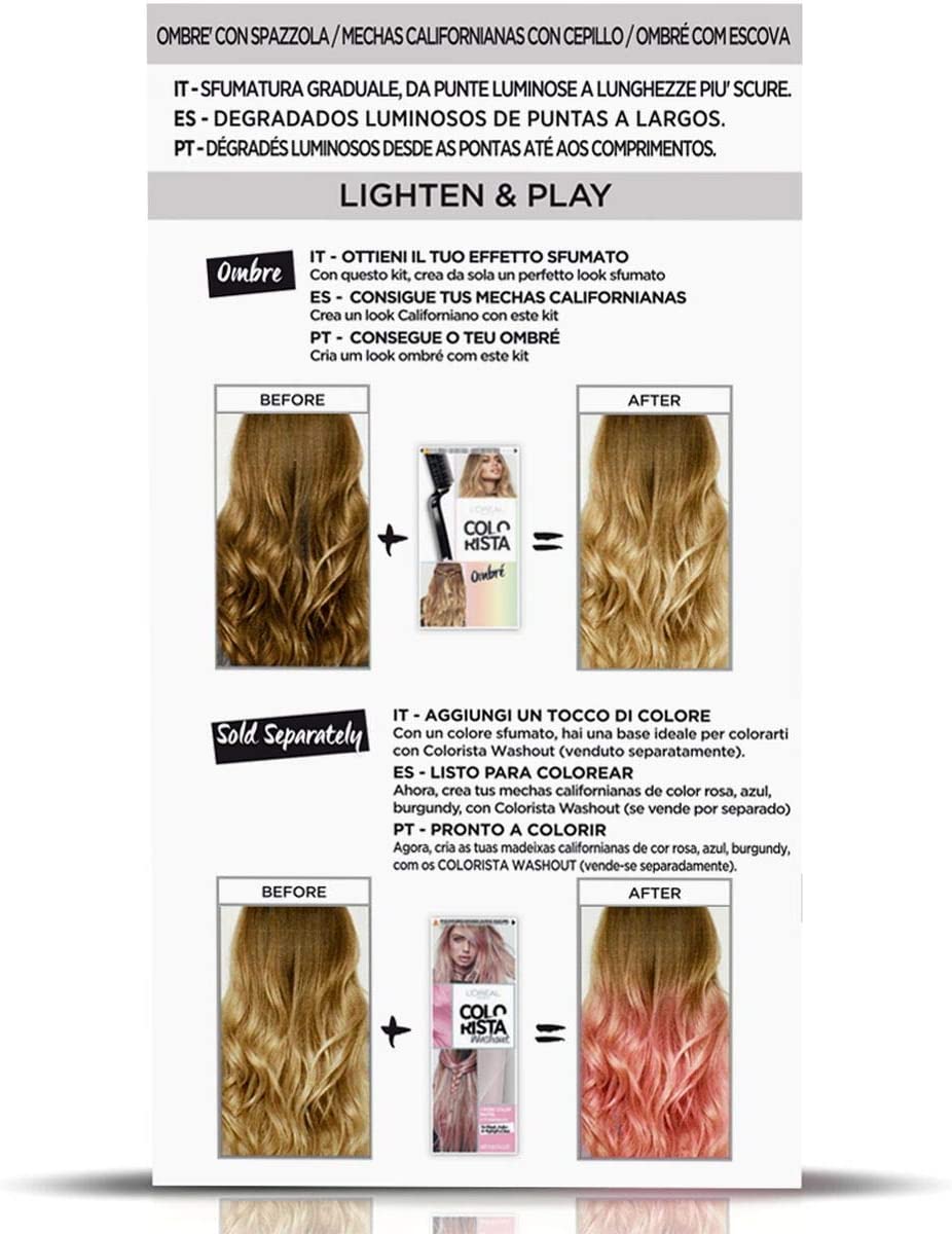 L'Oréal Paris Colorist Gradual Lightening for a Bright Gradient - Ombré