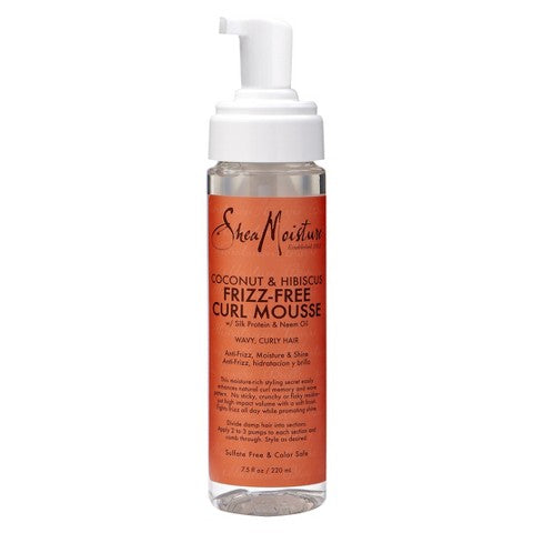 Shea Moisture Coconut and Hibiscus Frizz-Free Curl Mousse