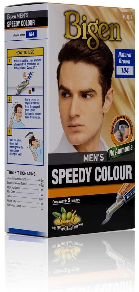 Bigen Mens Speedy Colour - Natural Brown 104