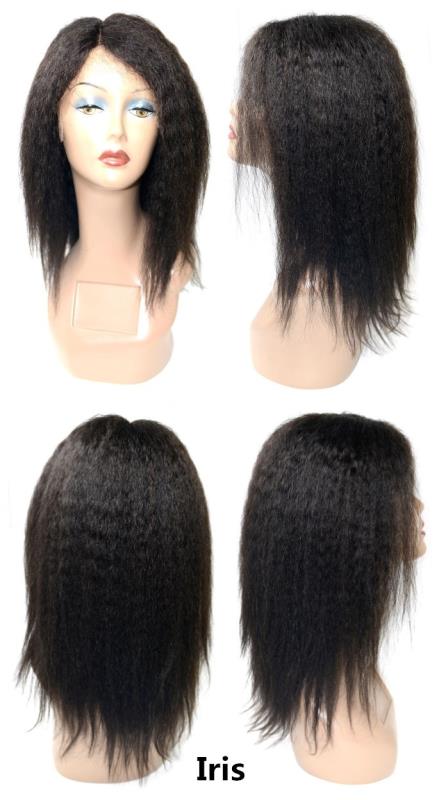 Wignus 100% Unprocessed Brazilian Swiss Lace Parting Wig - Iris