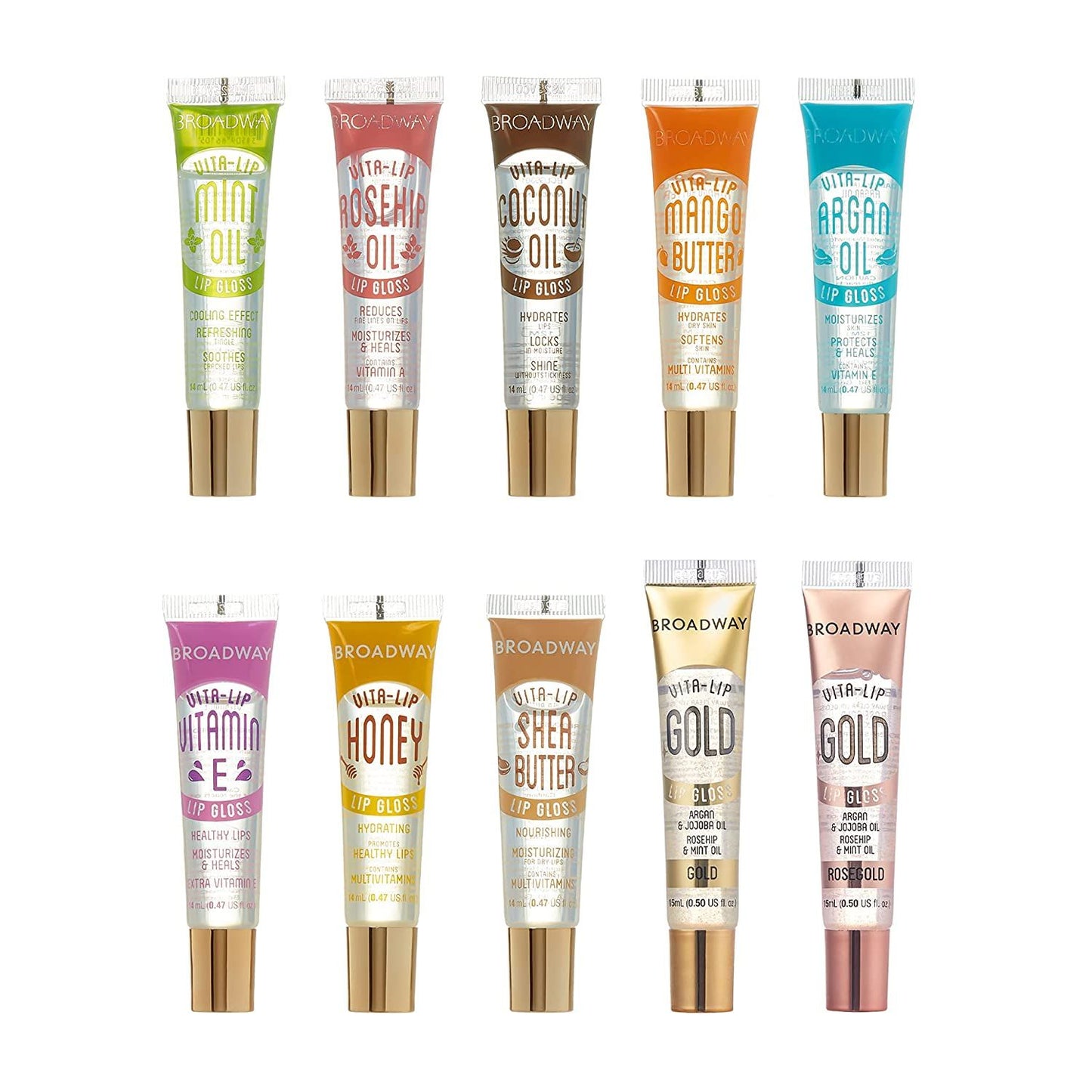 Broadway Vita-Lip Lip Glosses