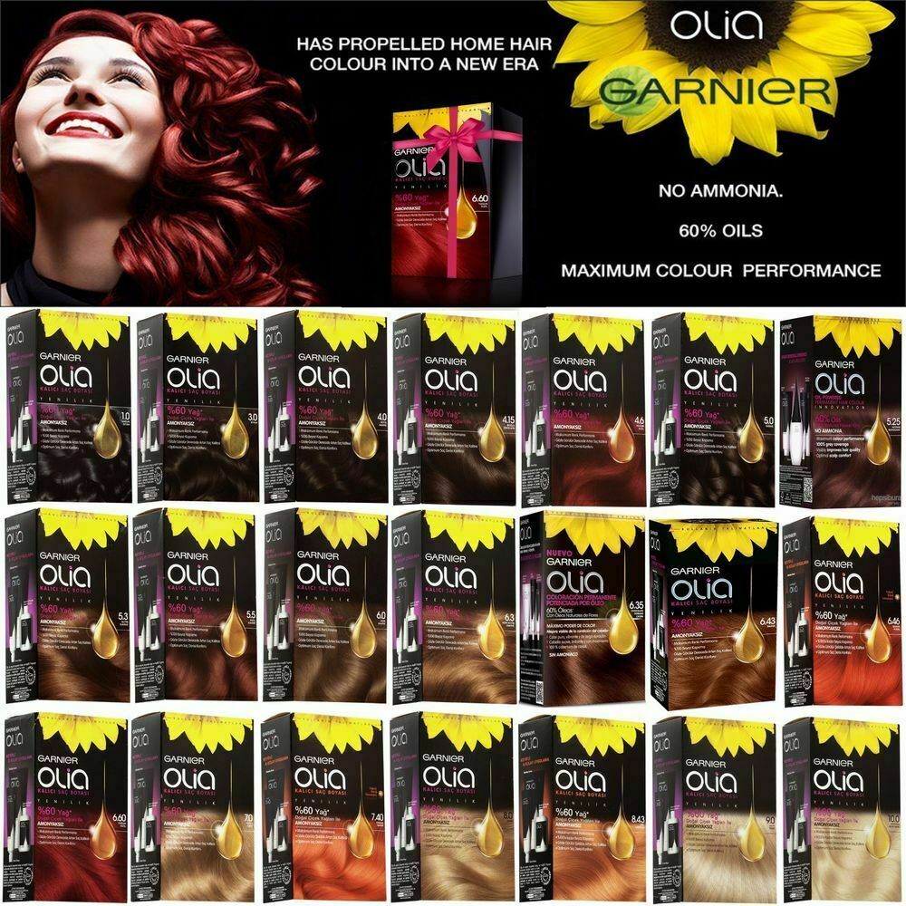 Garnier Olia Color Chart Garnier Olia Oil Powered And Kaolin Clay