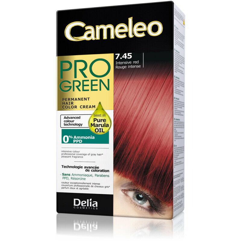 Professional Delia Cameleo Pro Green Permanent Hair Color Dye 0% Ammonia
