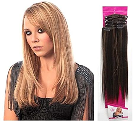 Sleek Fashion Idol 101 Hot EW 5 PCS Clip In Hair Extensions 18"