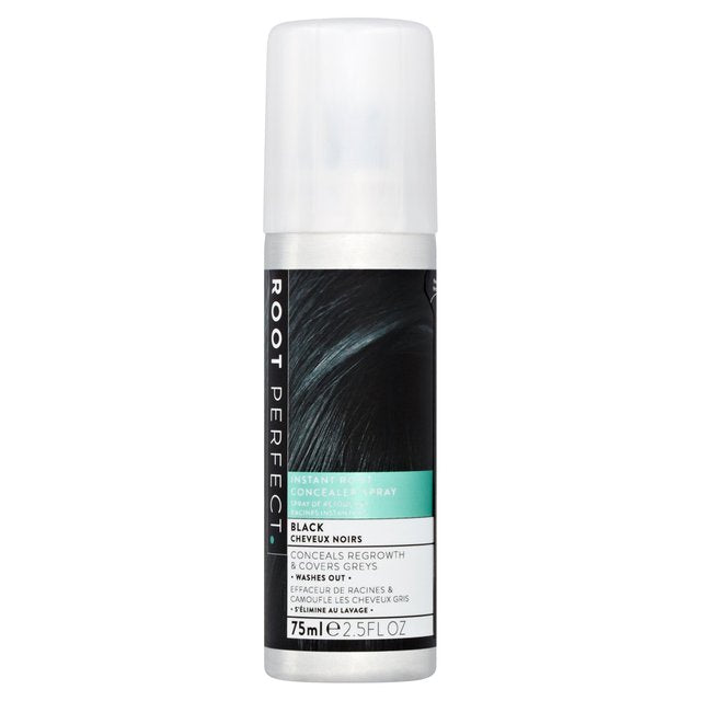 Root Perfect Instant Root Concealer Spray - Black 75ml