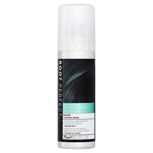 Root Perfect Instant Root Concealer Spray - Black 75ml