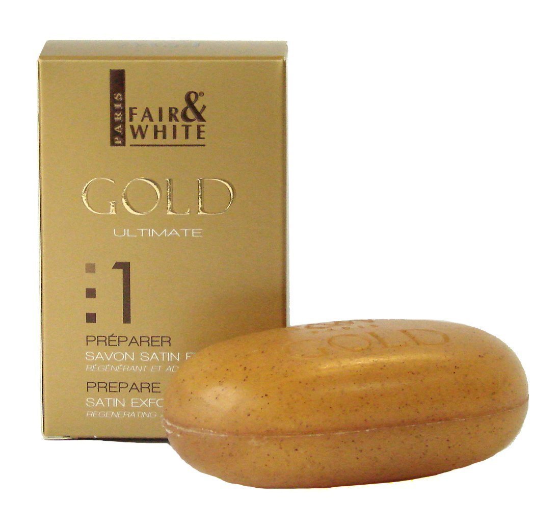 FAIR & WHITE GOLD ULTIMATE 1 PREPARE SATIN EXFOLIATING SOAP 200gm