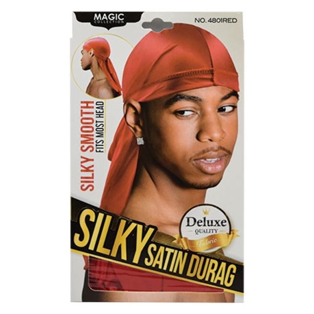 Magic Collection Silky Satin Durag - 4801Red