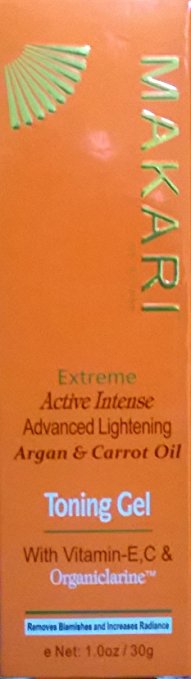 Makari Extreme Active Intense Argan & Carrot Oil Toning Gel 1oz