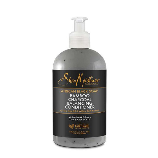 African Black Soap Bamboo Charcoal Deep Balancing Conditioner 13Oz (384)