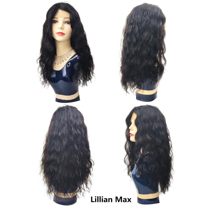 Wignus 100% Unprocessed Brazilian Swiss Lace Parting Wig - Lillian Max