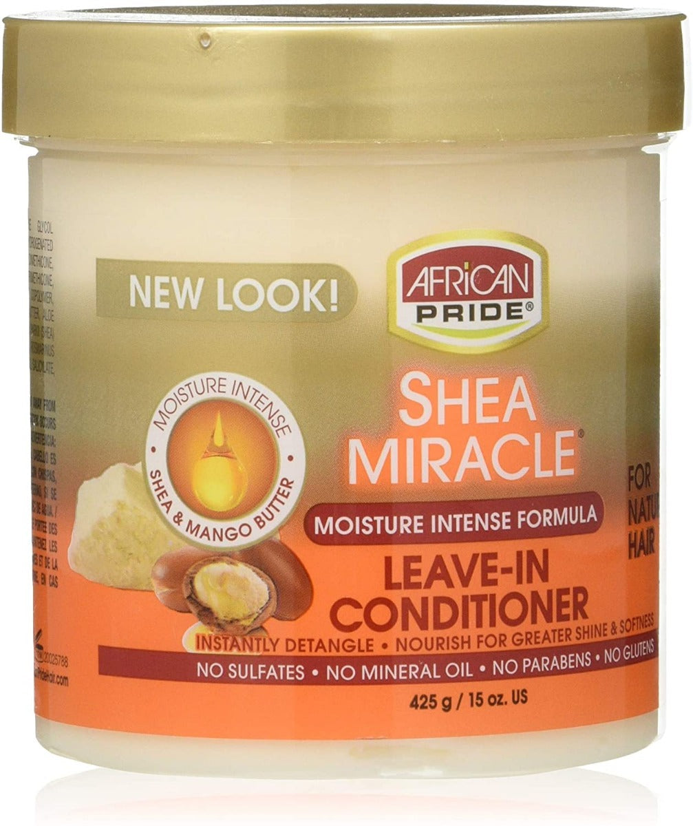 African Pride Shea Butter Miracle Leave-In Conditioner 425G/15Oz