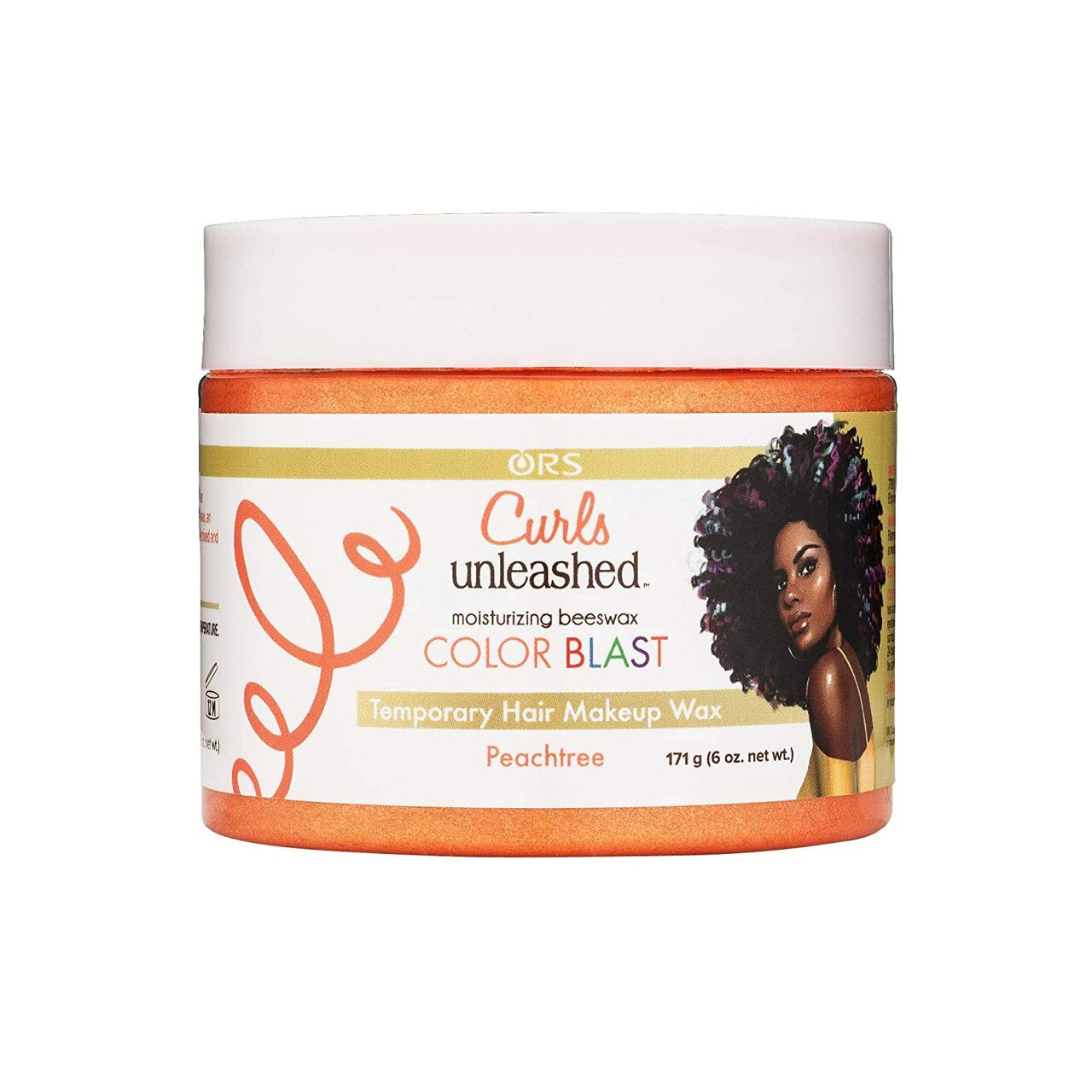 Color Blast Temporary Hair Makeup Wax - Peachtree 6Oz