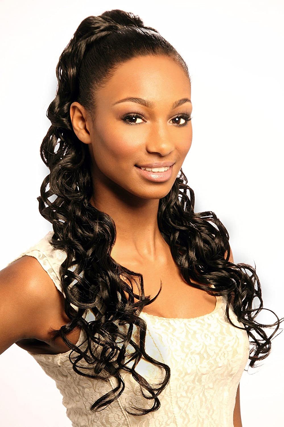 Cherish Drawstring Synthetic Long Curly Ponytail Hair Extension - Miami Girl