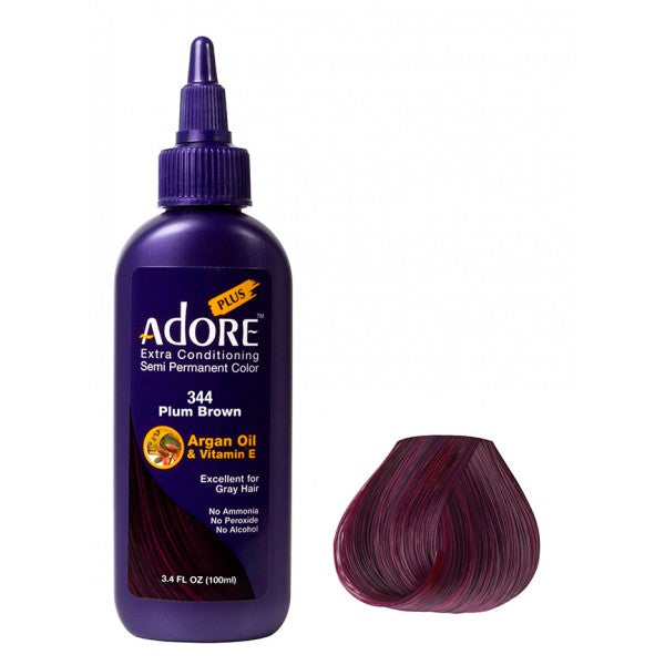 Adore Plus Semi-Permanent Colour 100ml ( All Colours )