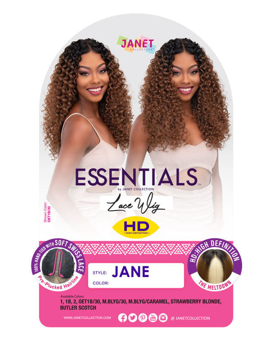 Janet Essentials Hd Lace Wig - Jane