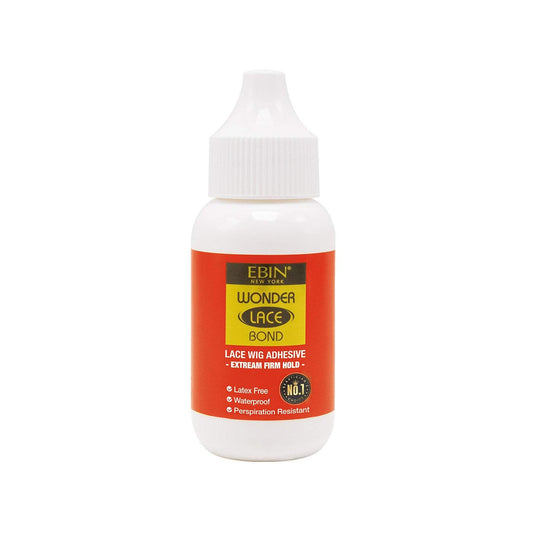 Ebin Wonder Lace Bond 1.18oz Wig Adhesive Glue Extreme Firm Hold Waterproof