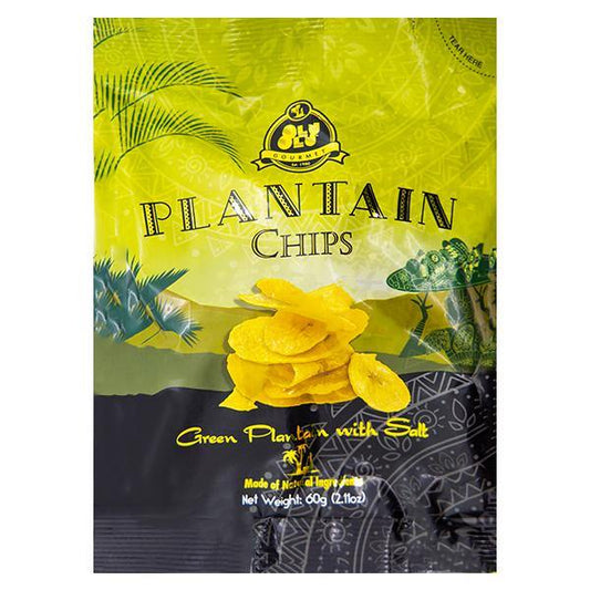 Olu Olu Gourmet Green Plantain With Salt Chips 60g