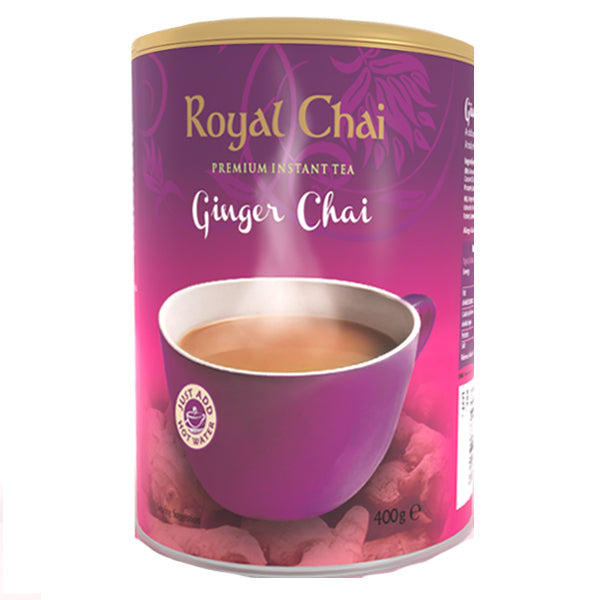 Royal Chai Ginger Sweetened Tub 400g