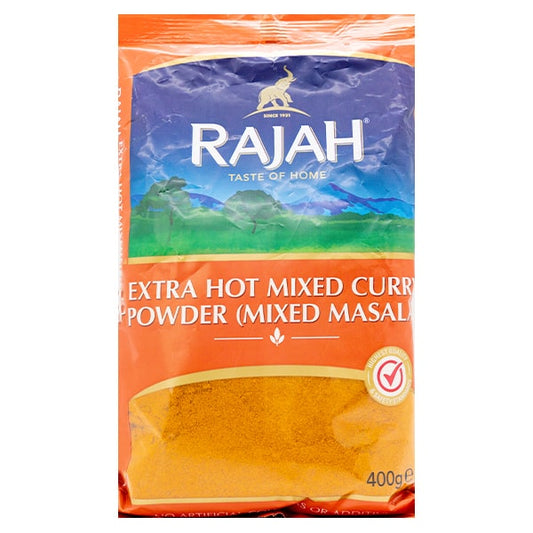 Rajah Extra Hot Mixed Curry Powder (Mixed Masala) 400g