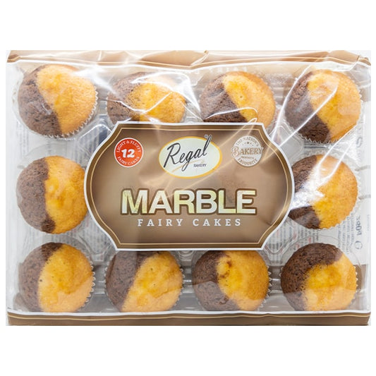 Regal Marble Fairy Cakes 12pcs