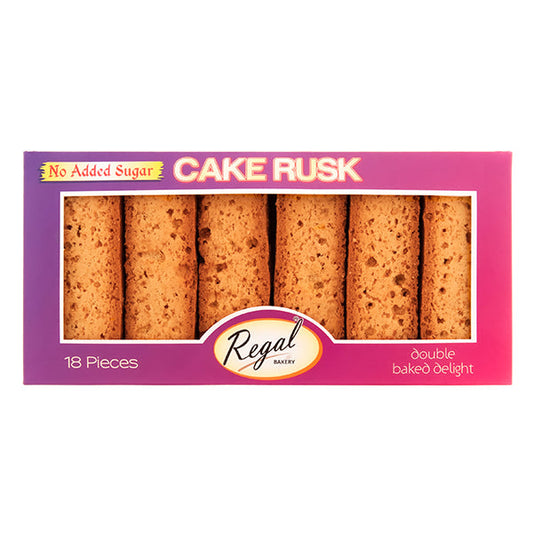 Regal Cake Rusk No Added Sugar 18pcs