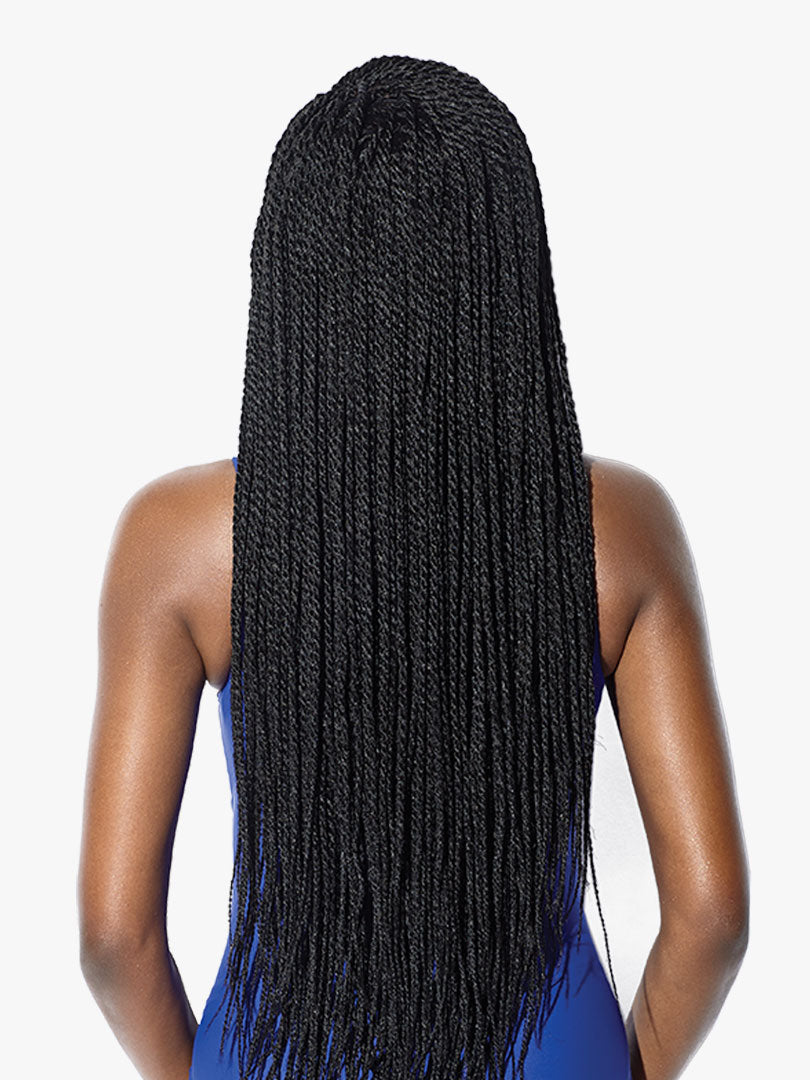 Sensationnel Cloud9 Ruwa 4x4 Swiss Braided Lace Front Wig - Senegal Twist 32 inches
