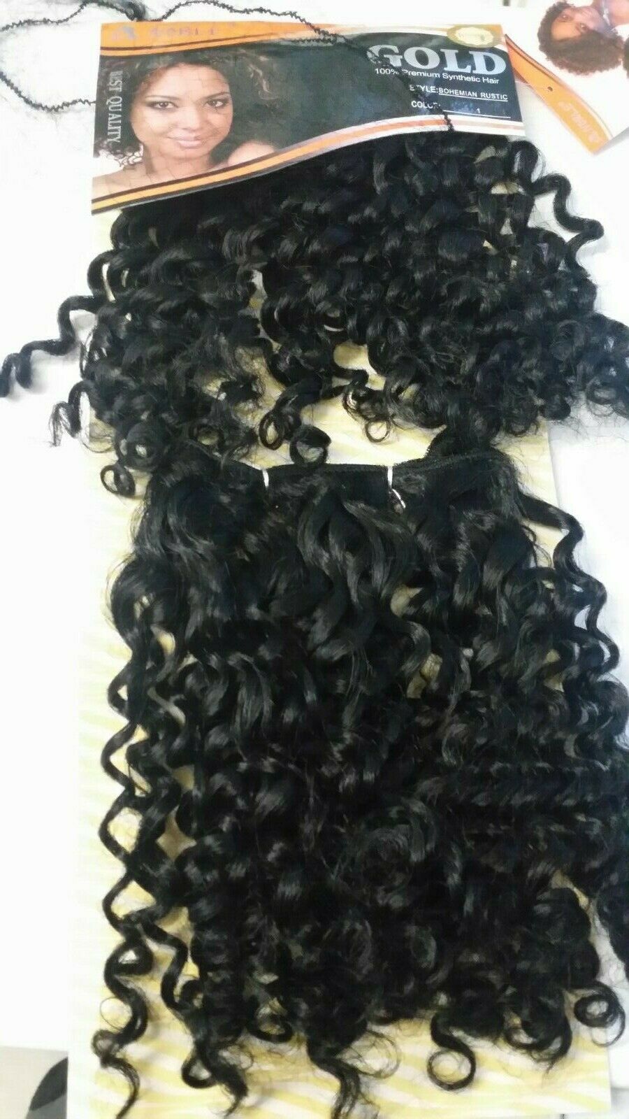Sleek Noble Gold Bohemian Dora Weave 2PCS 7.5"