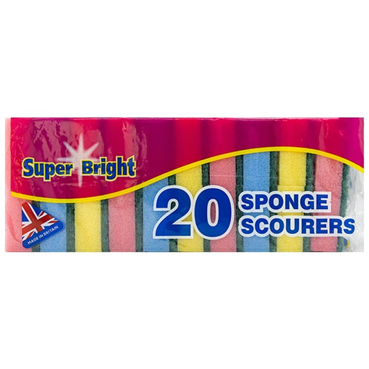 Super Bright 20 Sponge Scourers
