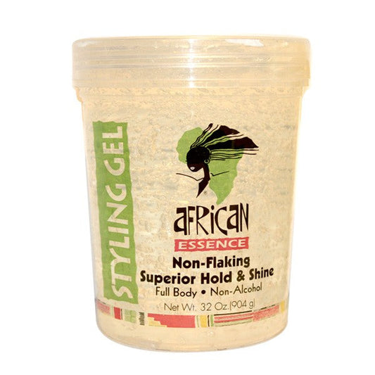 African Essence Non Flaking Superior Hold And Shine Gel 32 Oz
