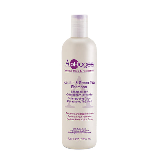 ApHogee Keratin & Green Tea Shampoo - 12 Oz