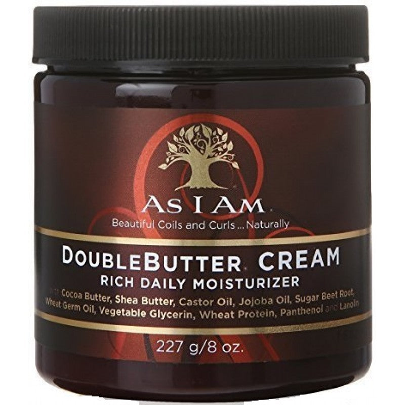 As I Am Double Butter Rich Daily Moisturizer 8oz