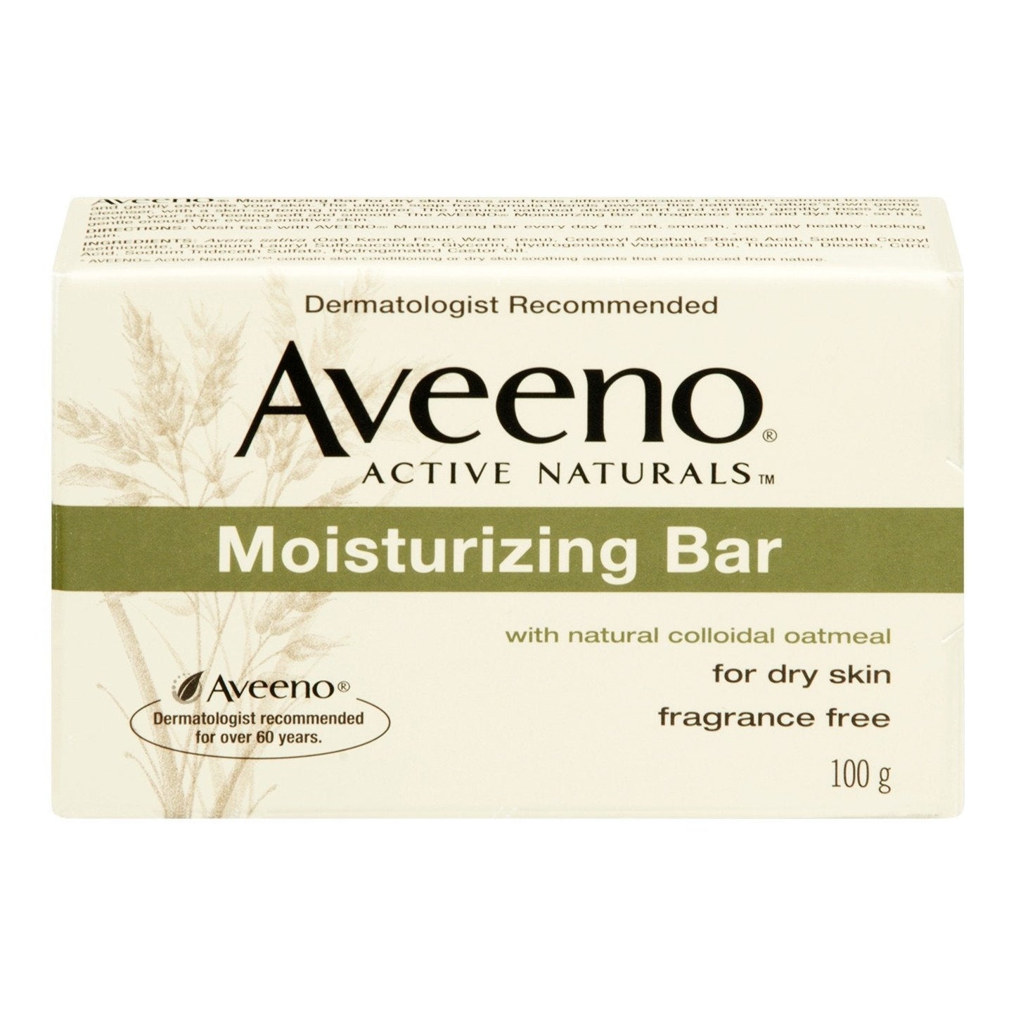 Aveeno Moisturizing Bar For Dry Skin