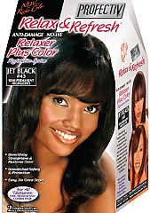 Profectiv Relax & Refresh Relaxer + Color Restorative System (Color:Jet Black #43)