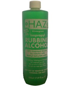 Haz Wintergreen Isopropyl Rubbing Alcohol 500Ml